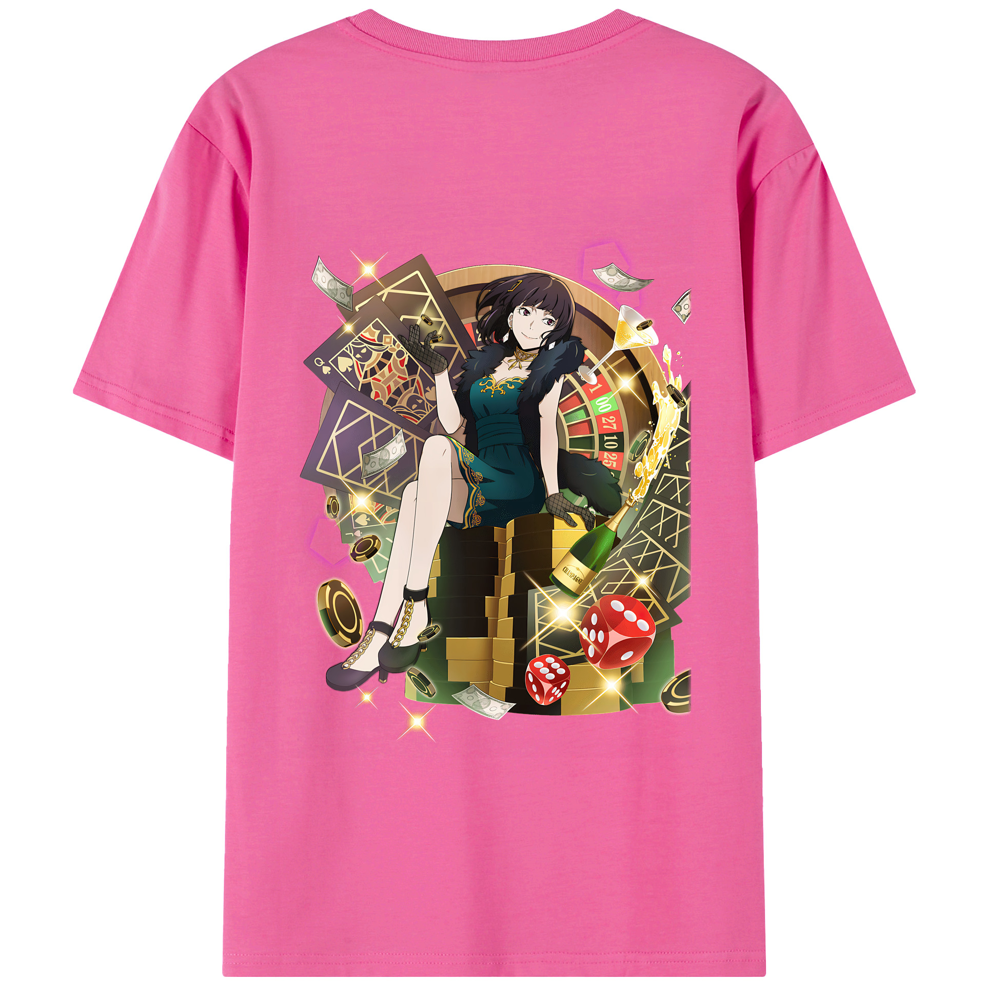 （画像用） 文豪ストレイドッグス Bungo Stray Dogs レディース半袖Tシャツ(バックプリント)